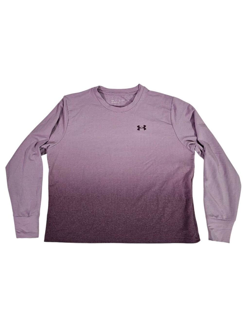 Under Armour Purple Ombre Long Sleeve Performance Shirt XL Loose Fit